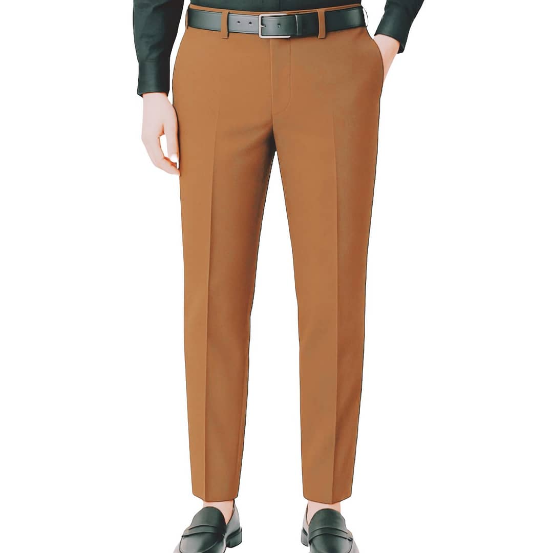 Office work special regular  feed formal pant ( Mustard )