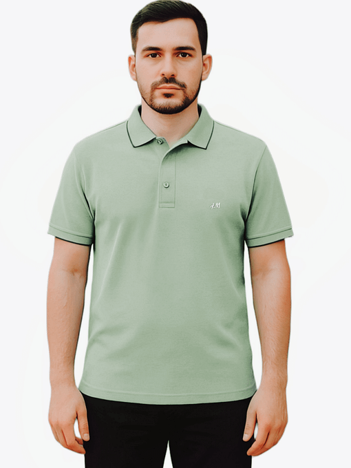H&M Premium t-shirt  Light jaded Green